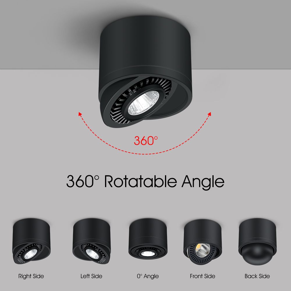 [DBF]Angle Adjustable Dimmable Surface Mounted Downlight