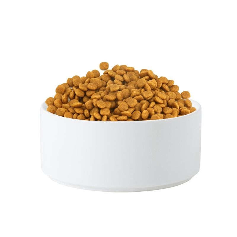 Pet Food Bowl 13cm/400ml Pet Ceramic Bowl, Style:2 PCS Bowls