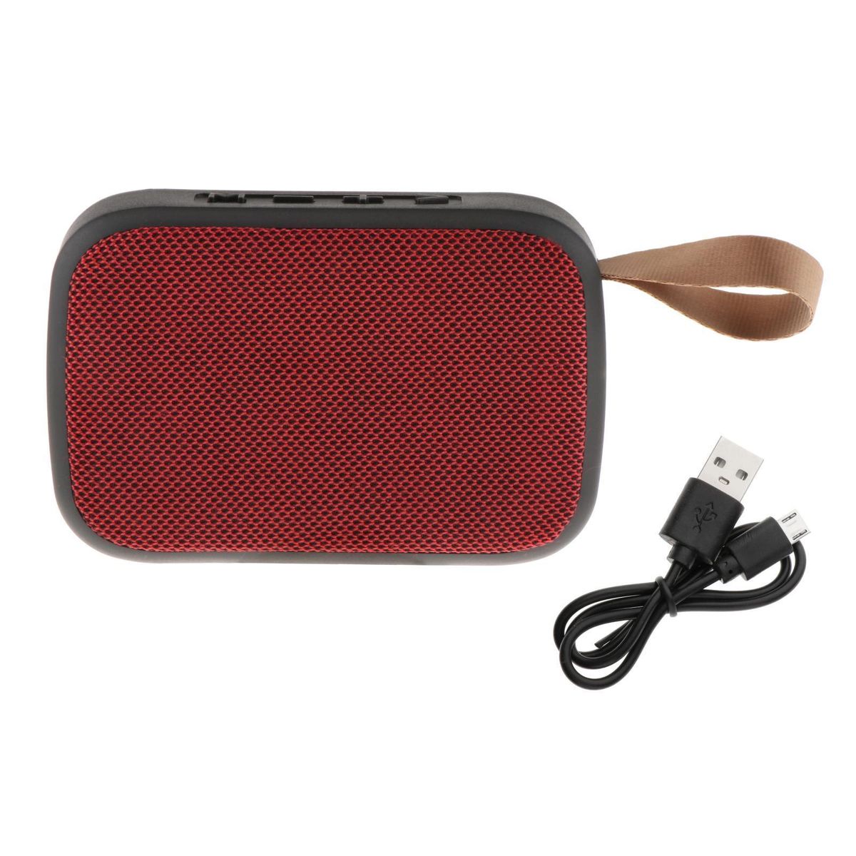 Portable Speaker Wireless Bluetooth Outdoor Speaker Support USB  Red
