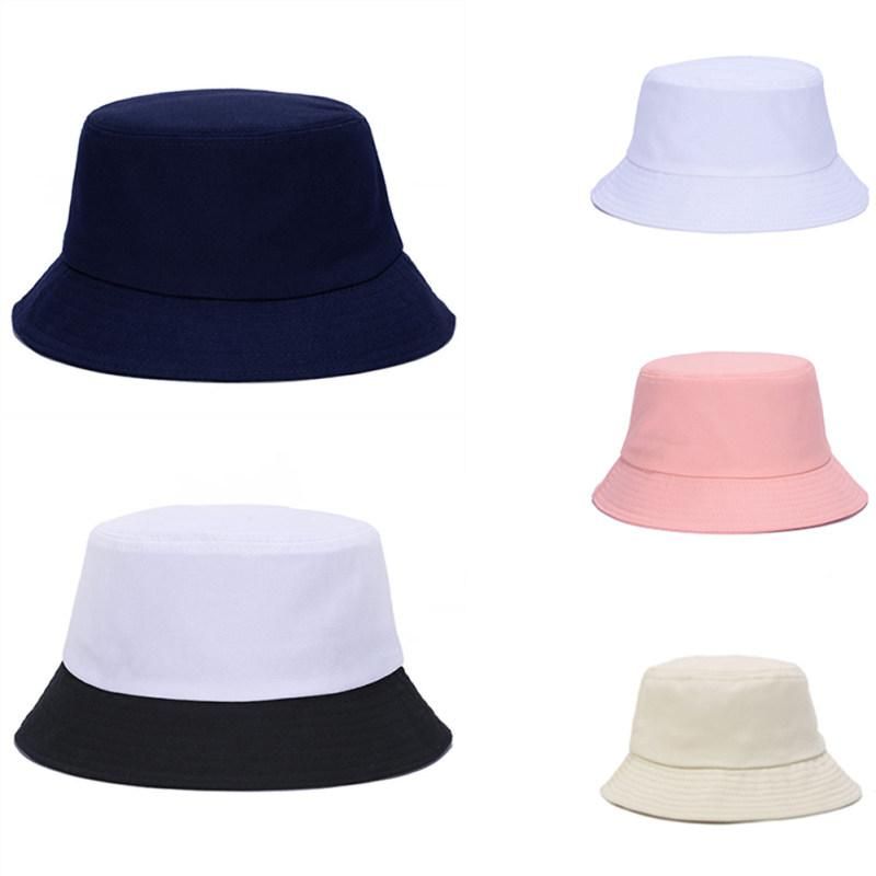 Casual Bucket Hat Men Women Outdoor Camping Hiking-Pink
