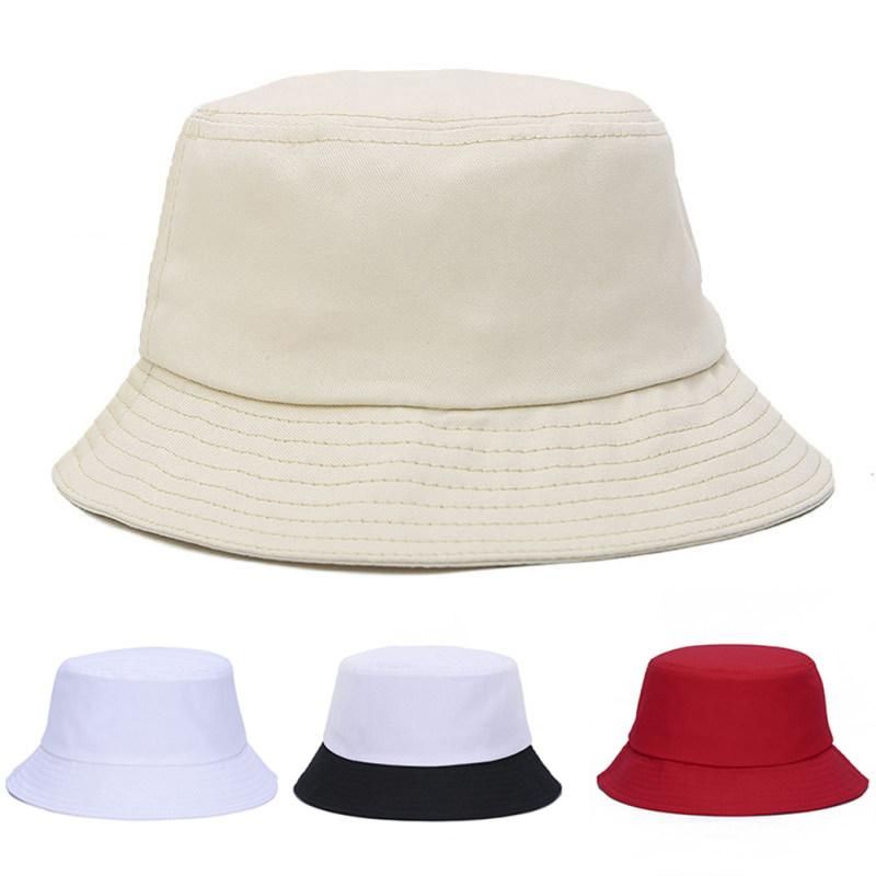 Casual Bucket Hat Men Women Outdoor Camping Hiking-Pink