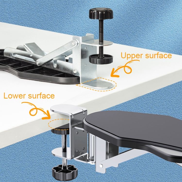 Folding Rotating Punch-free Computer Desk Hand Bracket
