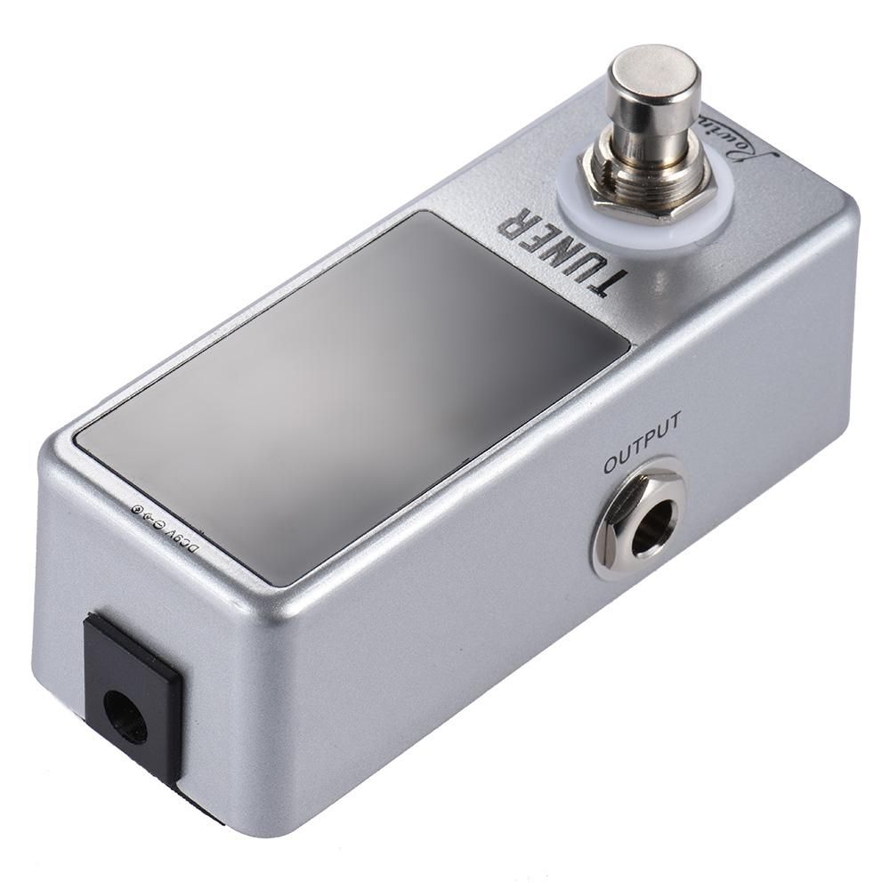 Mini Chromatic Tuner Pedal Effect LED Display True Bypass for Guitar Bass