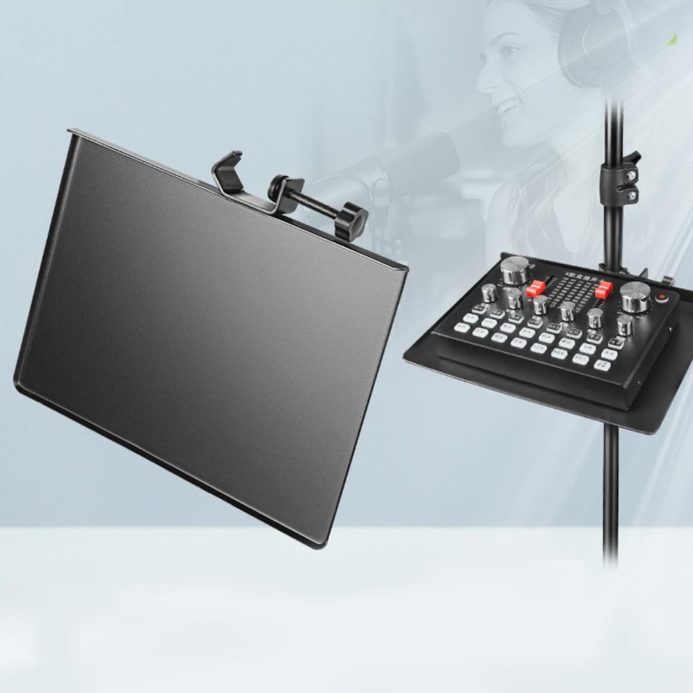 Sound Card Tray Microphone Stand Tray Live Tripod Bracket Accessories Sound Card Supporter