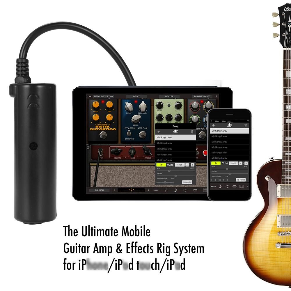 Guitar Link Cable Adapter AMP Audio Interface Converter Guitars Pedal Effects Tuner Links Line Musical Instruments Accessories