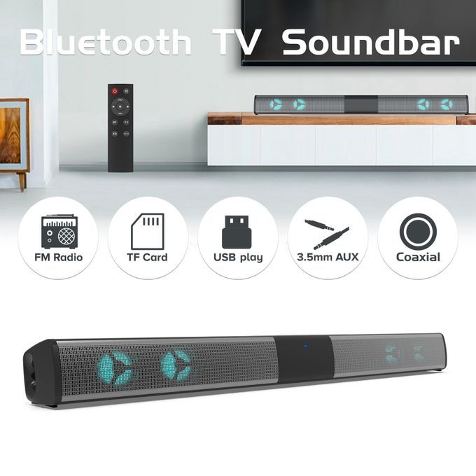 TV Sound Bar 3D Stereo Surround Speaker For PC Computer Bubble Pack