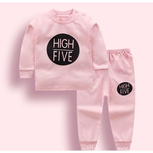 Unisex Cotton Baby Outfits+Pants Clothes Sets