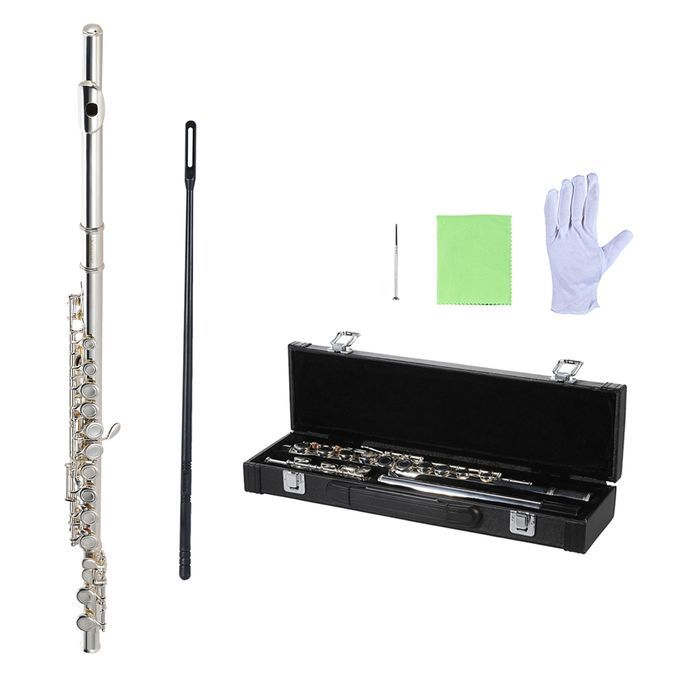 Ammoon High Quality Flute Cupronickel Silver Plated 16