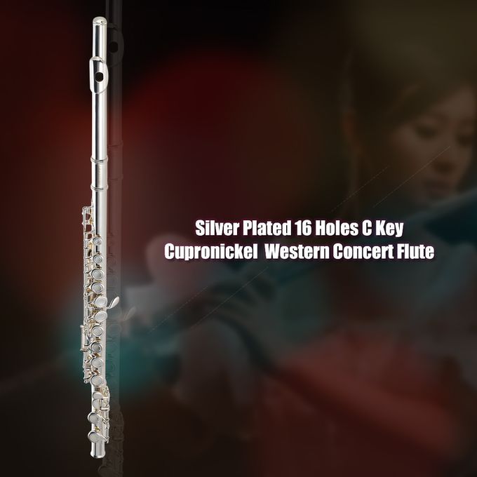 Ammoon High Quality Flute Cupronickel Silver Plated 16
