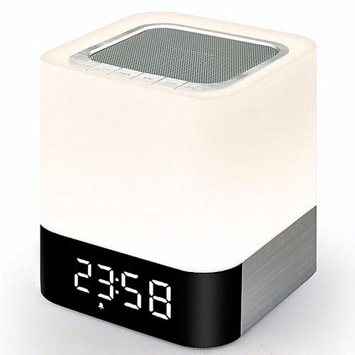 Hot SellDY28 MUSKY Wireless Bluetooth Speaker With Touchable LED Table Lamp Alarm Clock HT-S