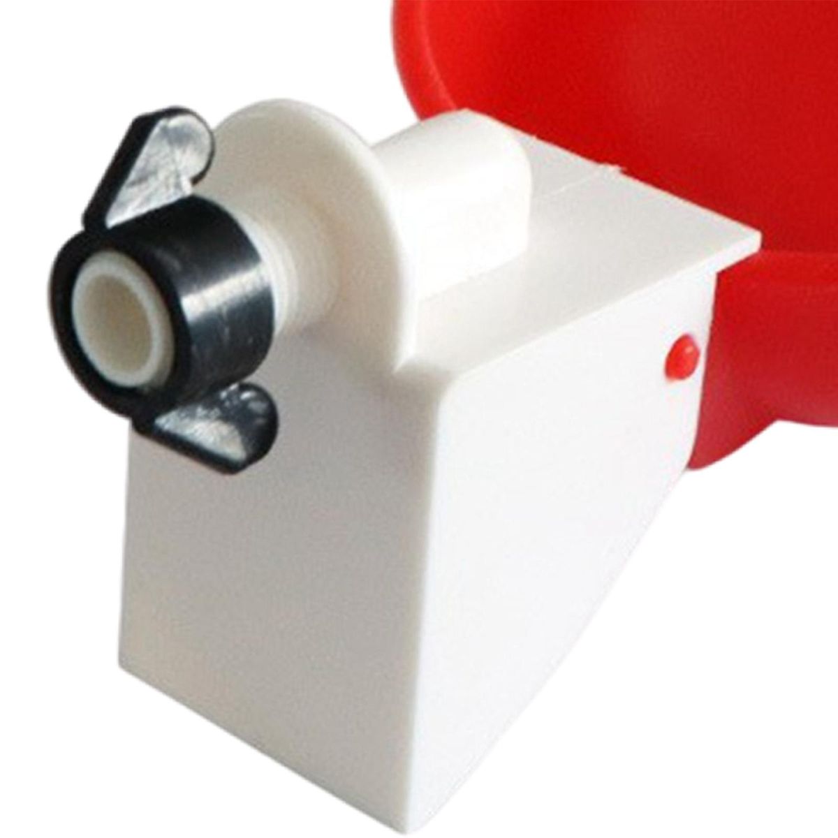 6Pcs Automatic Chicken Drinkers Cups Feeder Bowls Plastic Watering Red