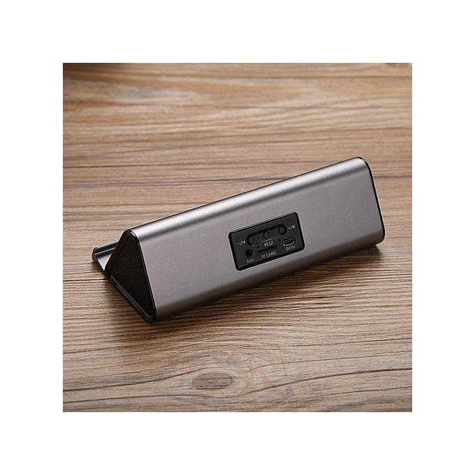 Support 2 Speakers Portable Wireless Bluetooth Stereo Speaker(Black)