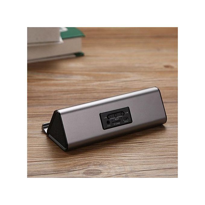 Support 2 Speakers Portable Wireless Bluetooth Stereo Speaker(Black)