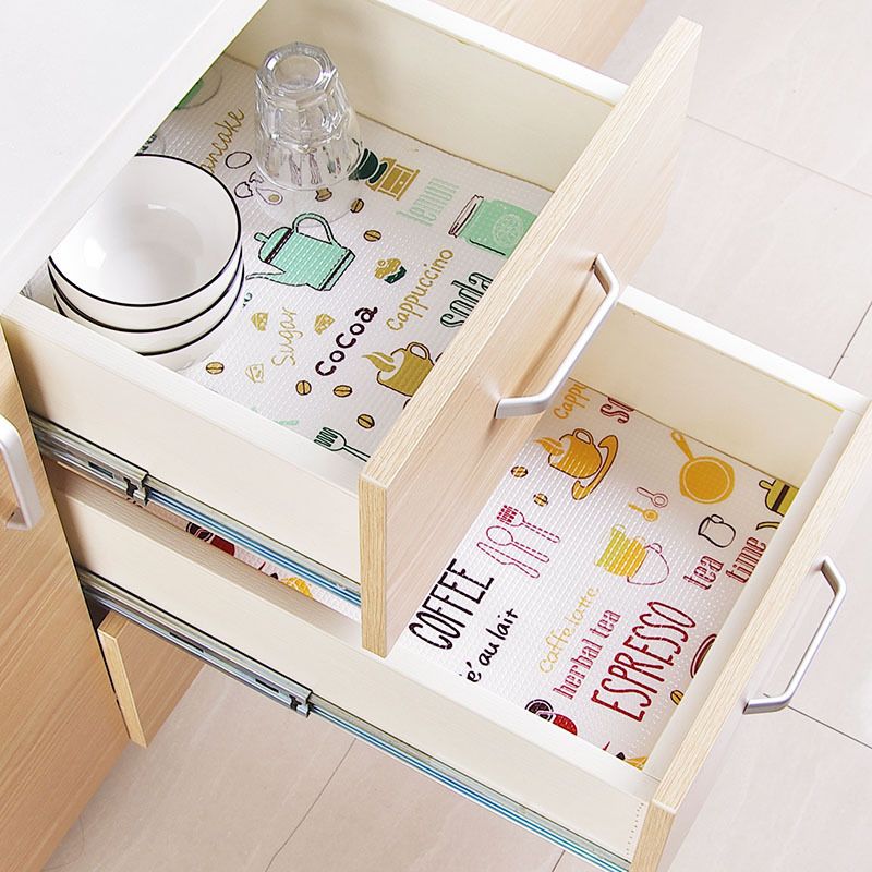 Oilproof Table Mat Drawer Liner Wardrobe Cupboard Cover