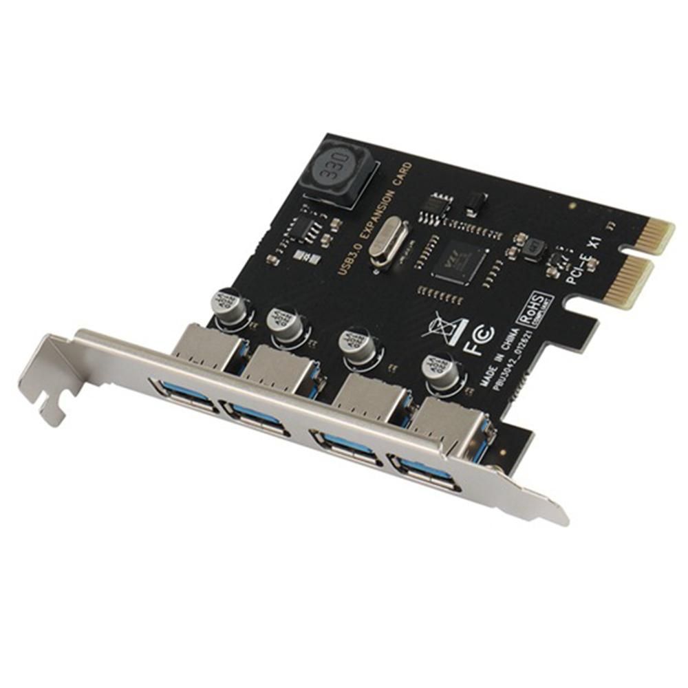 SSU 4 Port USB 3.0 PCI-E Expansion Card PCI Express PCIe