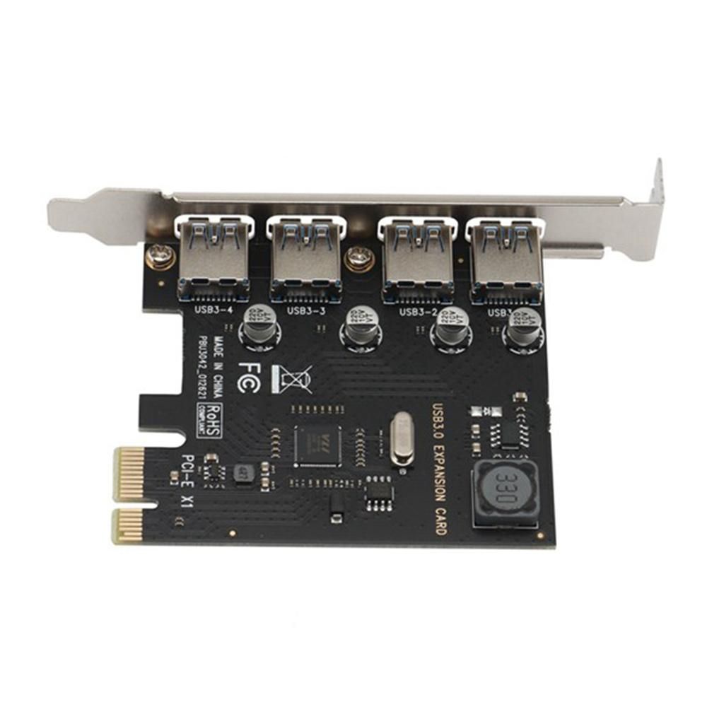 SSU 4 Port USB 3.0 PCI-E Expansion Card PCI Express PCIe