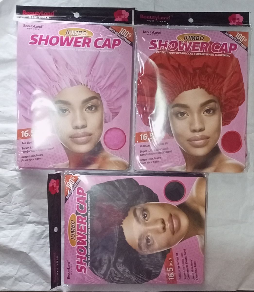 Jumbo Shower Cap - 3pcs