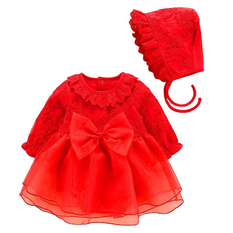FAVOUR BABY GIRL CHRISTENING/NAMING CEREMONY GOWN 8 - RED