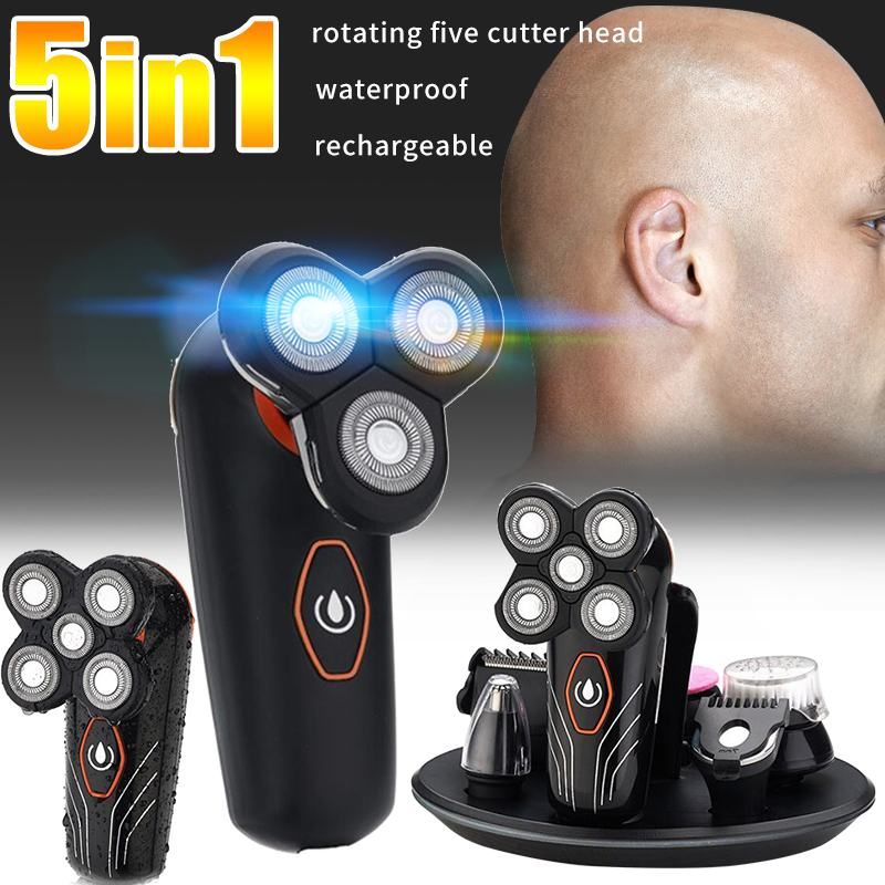 2 In 1 5 Blades Electric Razor Beard Trimmer Shaver