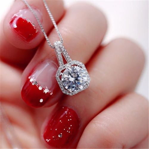 Women's Diamond Pendant Necklace