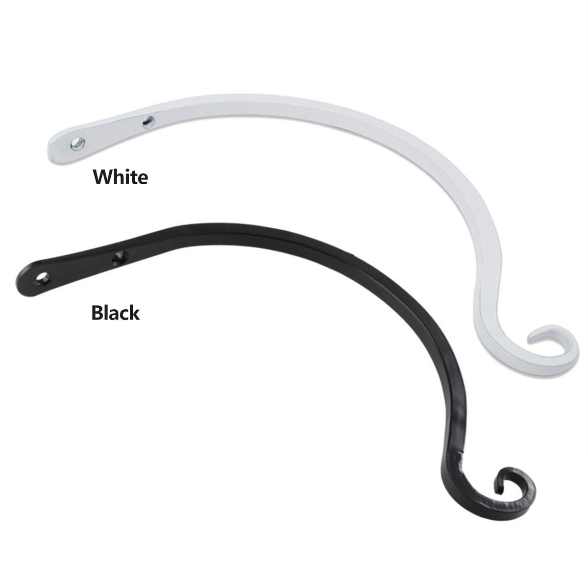 2Pcs 8 Inch Hanging Hooks Metal Iron Wall Hanging Hook For