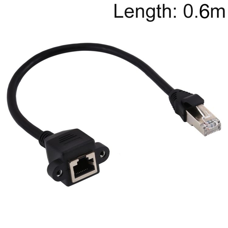 0.6m RJ45 Female To Male CATE5 Network Cable