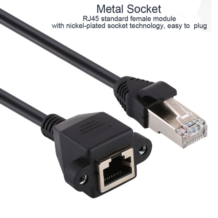 0.6m RJ45 Female To Male CATE5 Network Cable