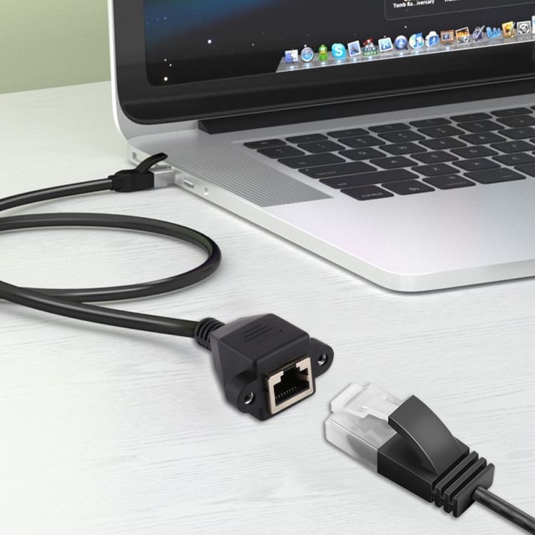 0.6m RJ45 Female To Male CATE5 Network Cable