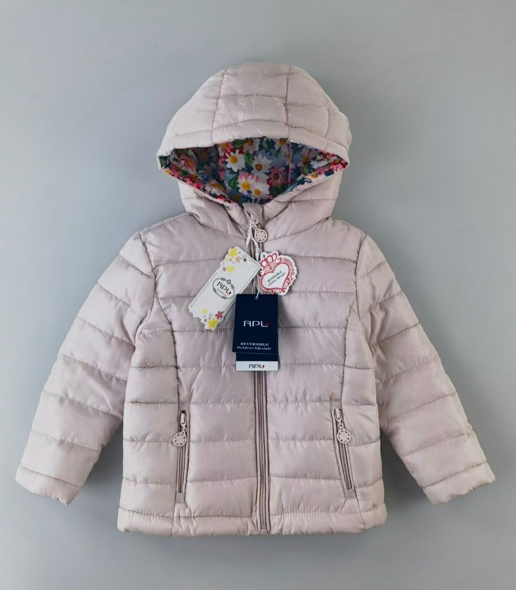 Girl's Reversible Hooded Jacket