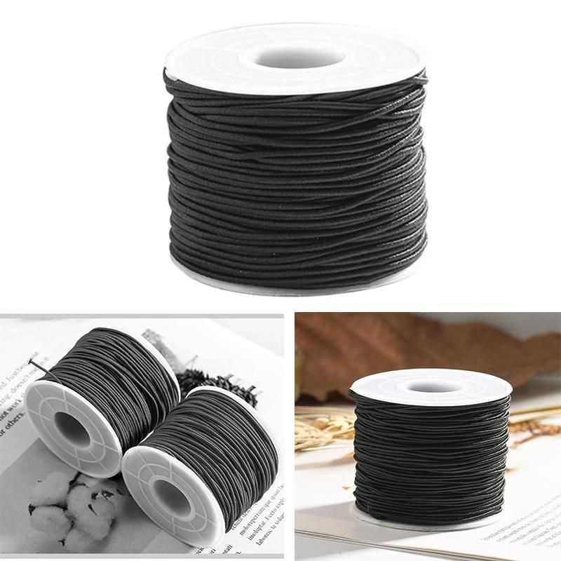 1.0 MM Leather Line Necklace Rope for Jewelry Making DIY,Bla