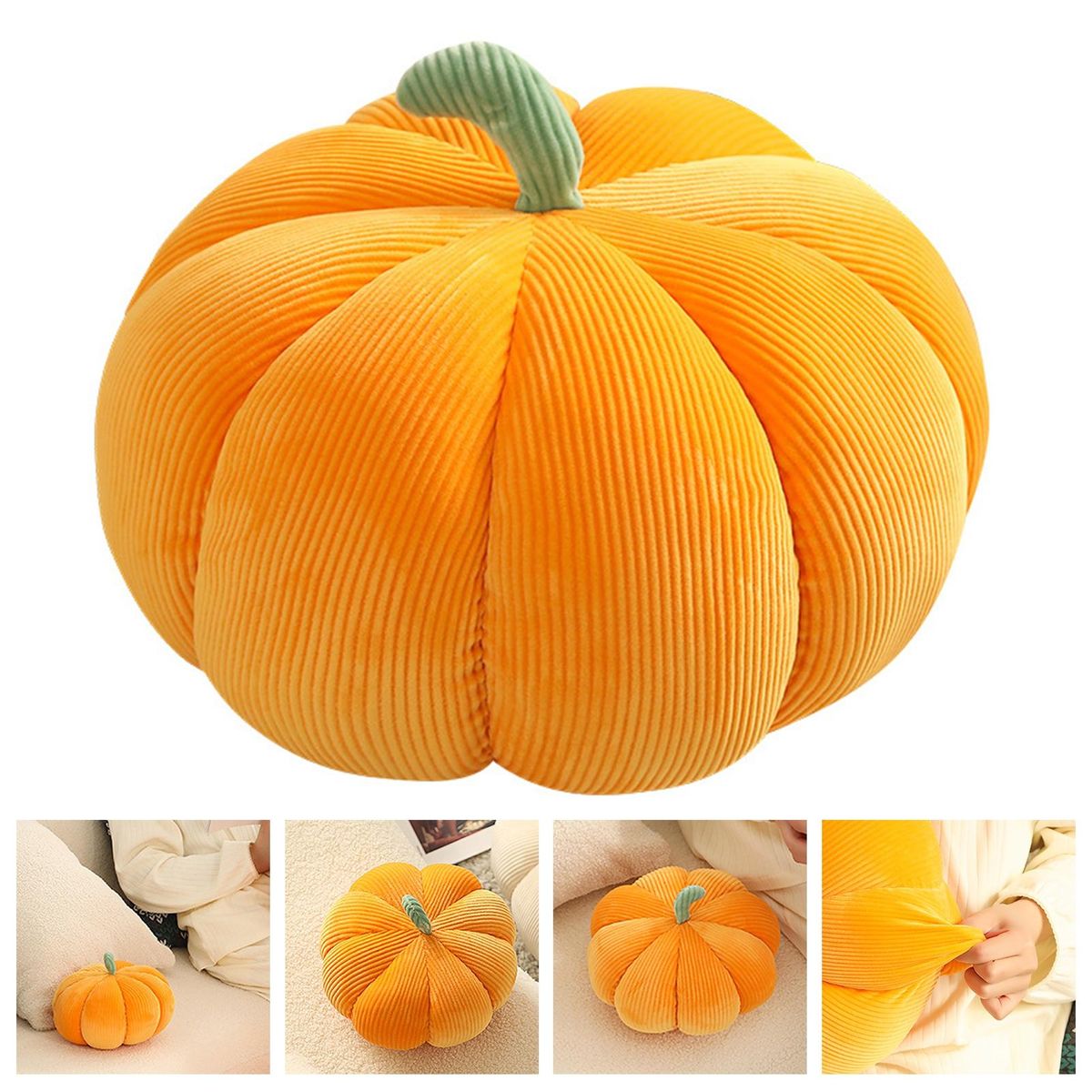 Pumpkin Pillow Cushion Kids Room Throw Pillow Holidays Party Supplies Orange