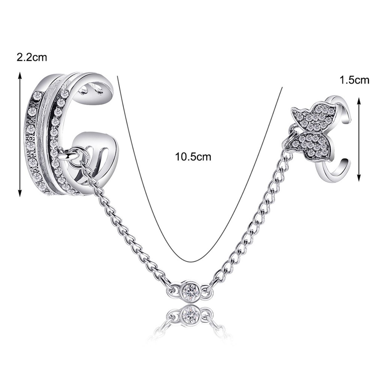 Butterfly Ring Wedding Ceremony Butterfly Open Silver