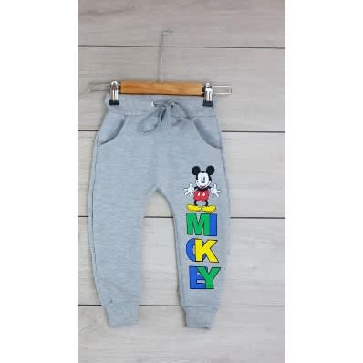 Boy Decorated Mickey Mouse 2psc Set- Red/gray