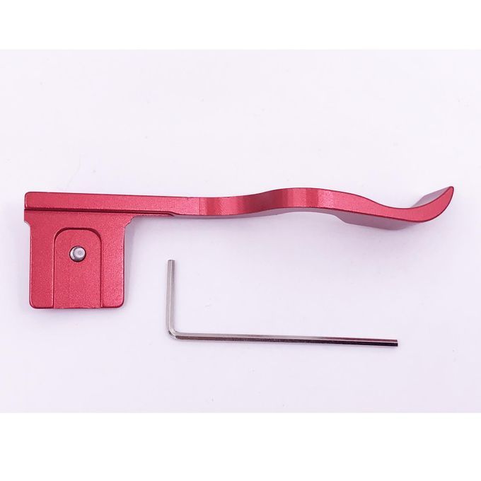 Thumb Up Grip Photography Finger Aluminum Alloy Holder Hot Shoe Red