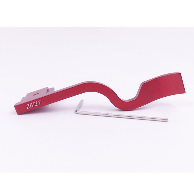 Thumb Up Grip Photography Finger Aluminum Alloy Holder Hot Shoe Red