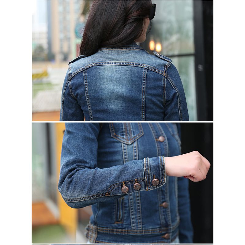 Woman  Denim Outerwear Ladies Coats