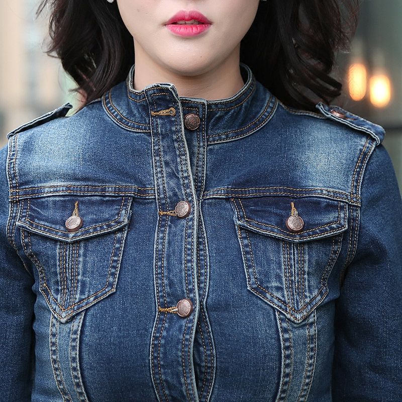 Woman  Denim Outerwear Ladies Coats
