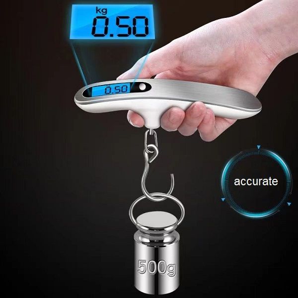 New Portable Electronic Luggage Scale LCD Digital 0.05~50kg