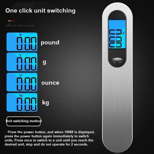 New Portable Electronic Luggage Scale LCD Digital 0.05~50kg