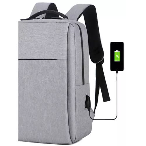 School Laptop Office Backpack Bag | Grey