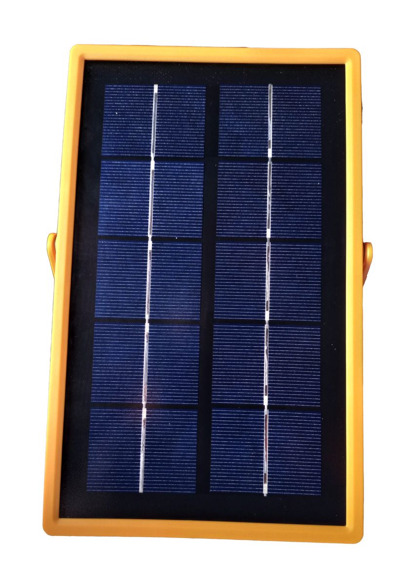 DP RECHEARGEABLE BUILT-IN SOLAR PANEL LED LIGHT.