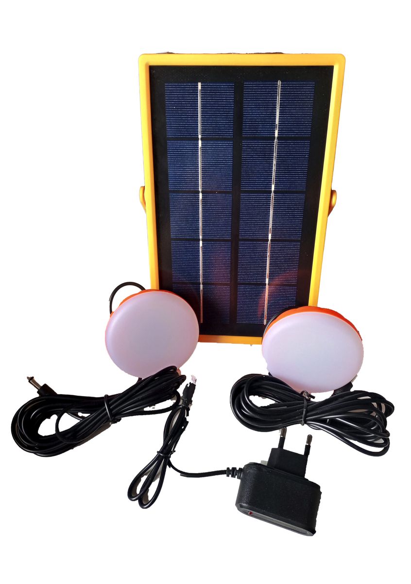 DP RECHEARGEABLE BUILT-IN SOLAR PANEL LED LIGHT.