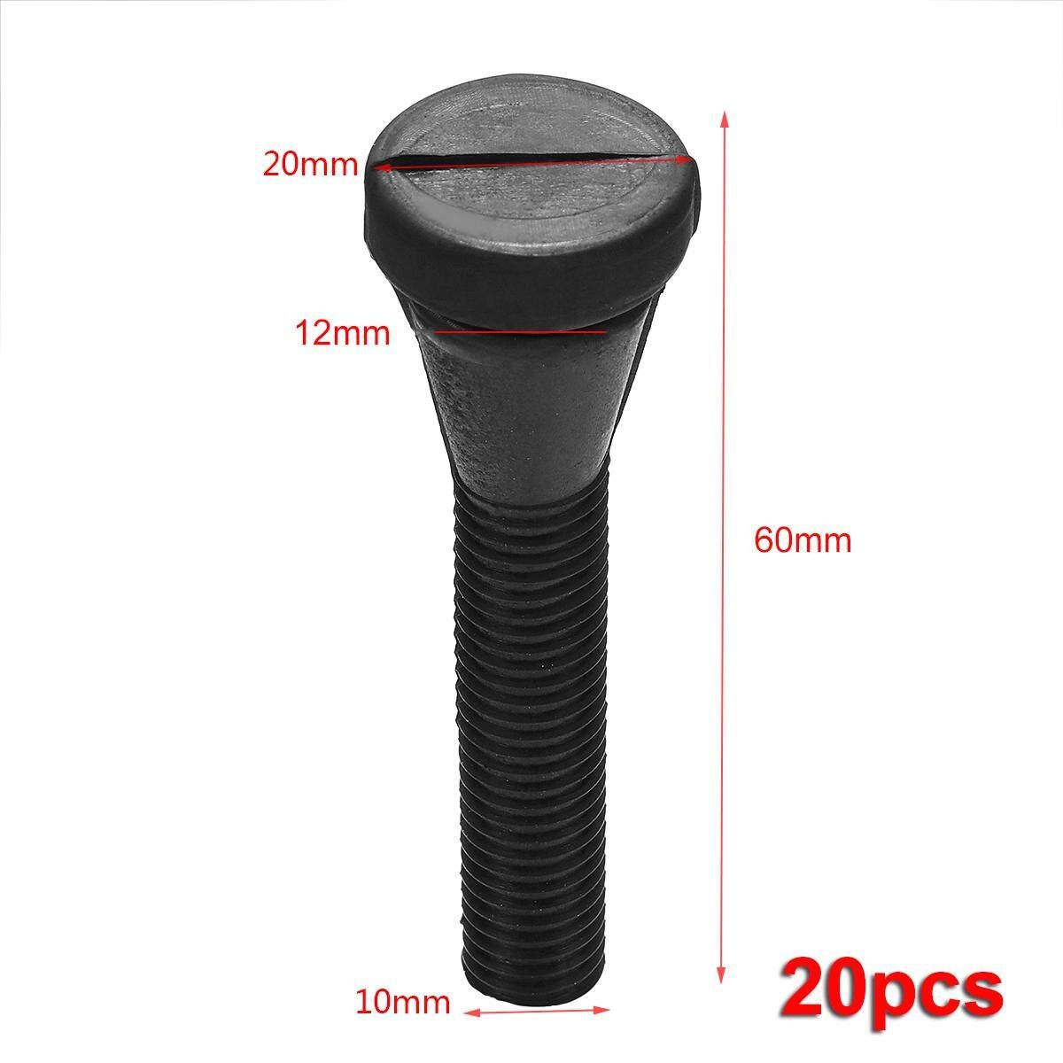 96PCS Poultry Plucking Fingers Hair Removal Machine Stick Chicken Pluckers Black