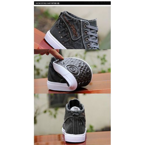 Men Denim Sneakers(Black)