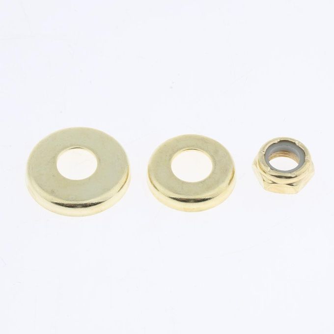 4pcs Skateboard Replacement  Bushings Washers Cup Nuts Shock Gold