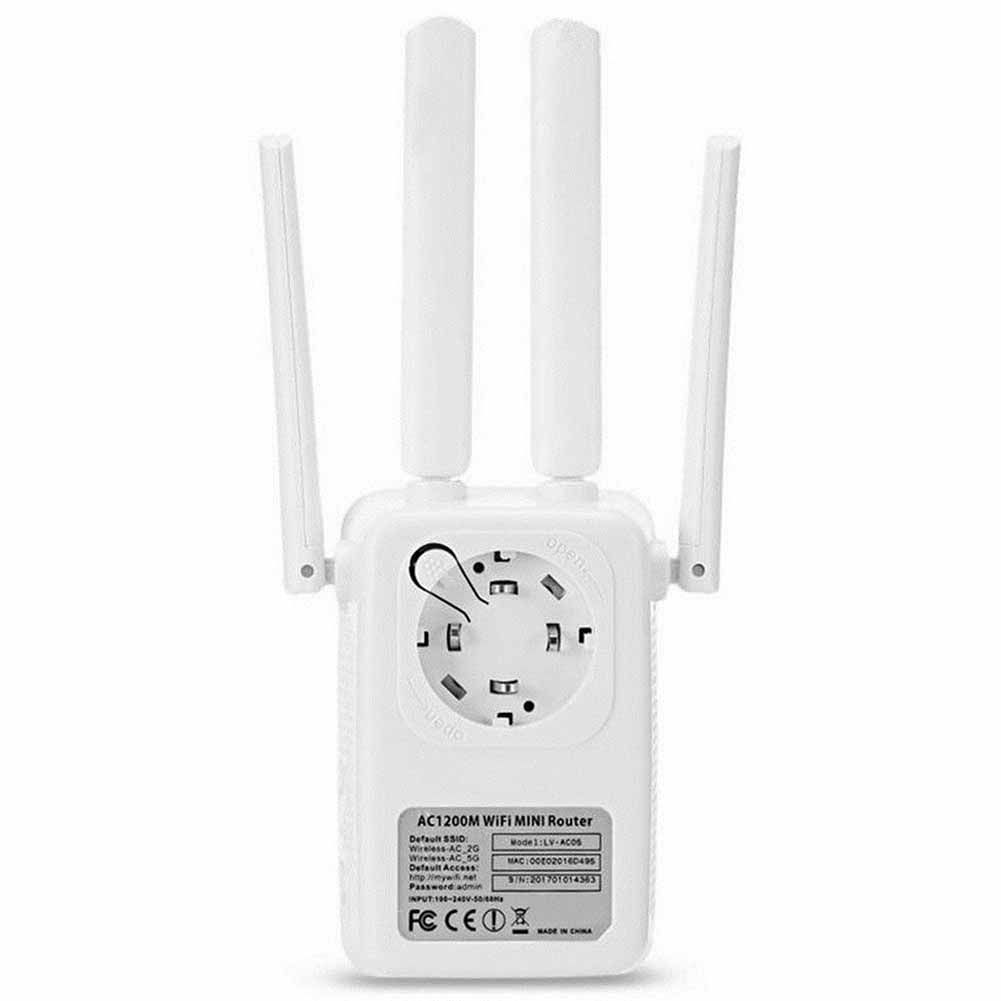 1200M 2.4GHz 5GHz Dual Band Wireless WIFI Repeater Range AC Extender Repeater Router