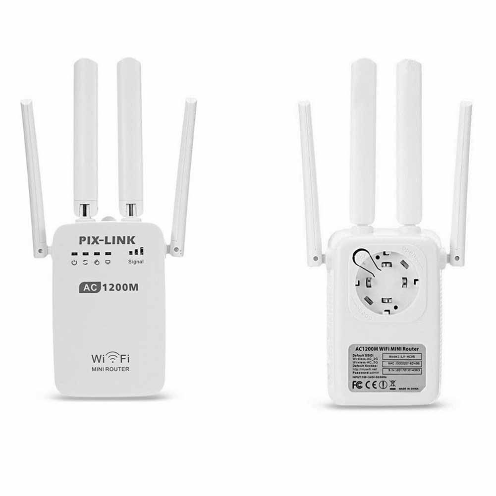 1200M 2.4GHz 5GHz Dual Band Wireless WIFI Repeater Range AC Extender Repeater Router