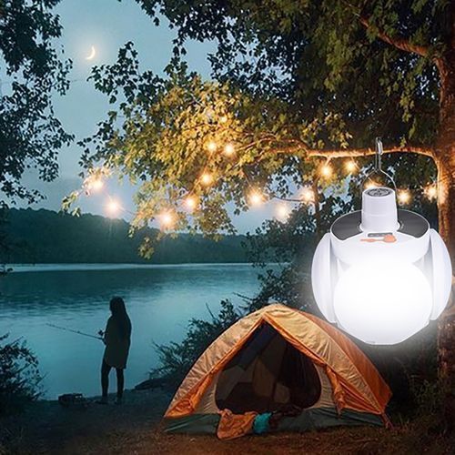 Rechargeable Solar Powered Bulb Light Camping