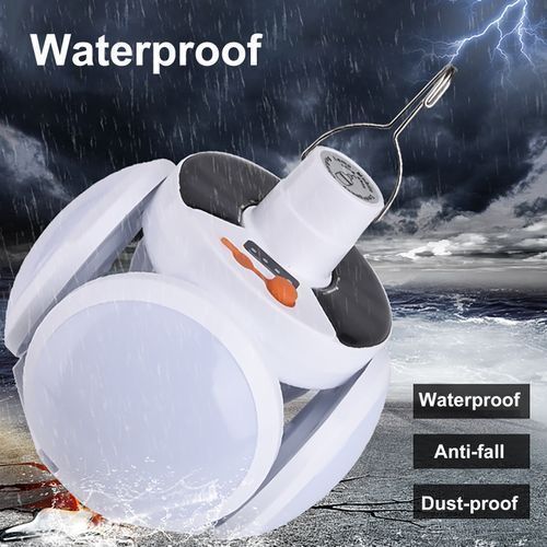 Rechargeable Solar Powered Bulb Light Camping