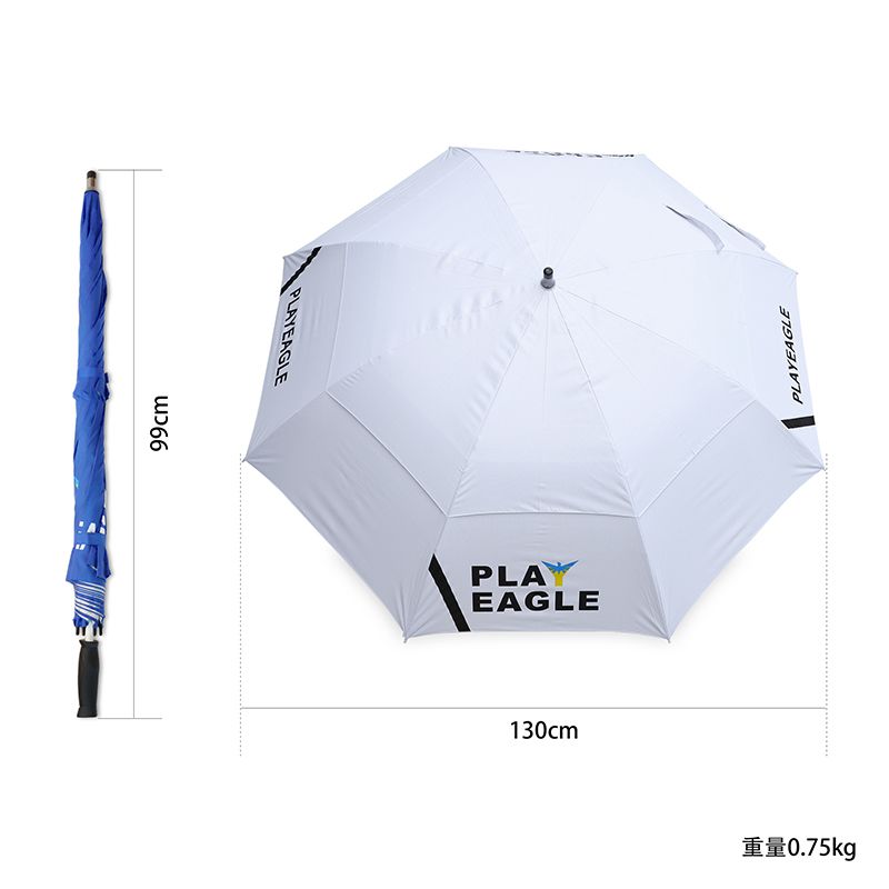 Large Size 130CM Double Layer Golf Umbrellas Rain Women Men